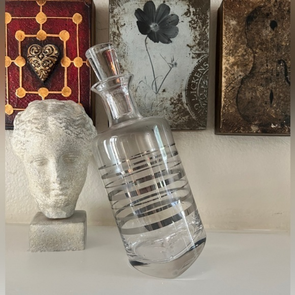 Tilted Mid Century Decanter